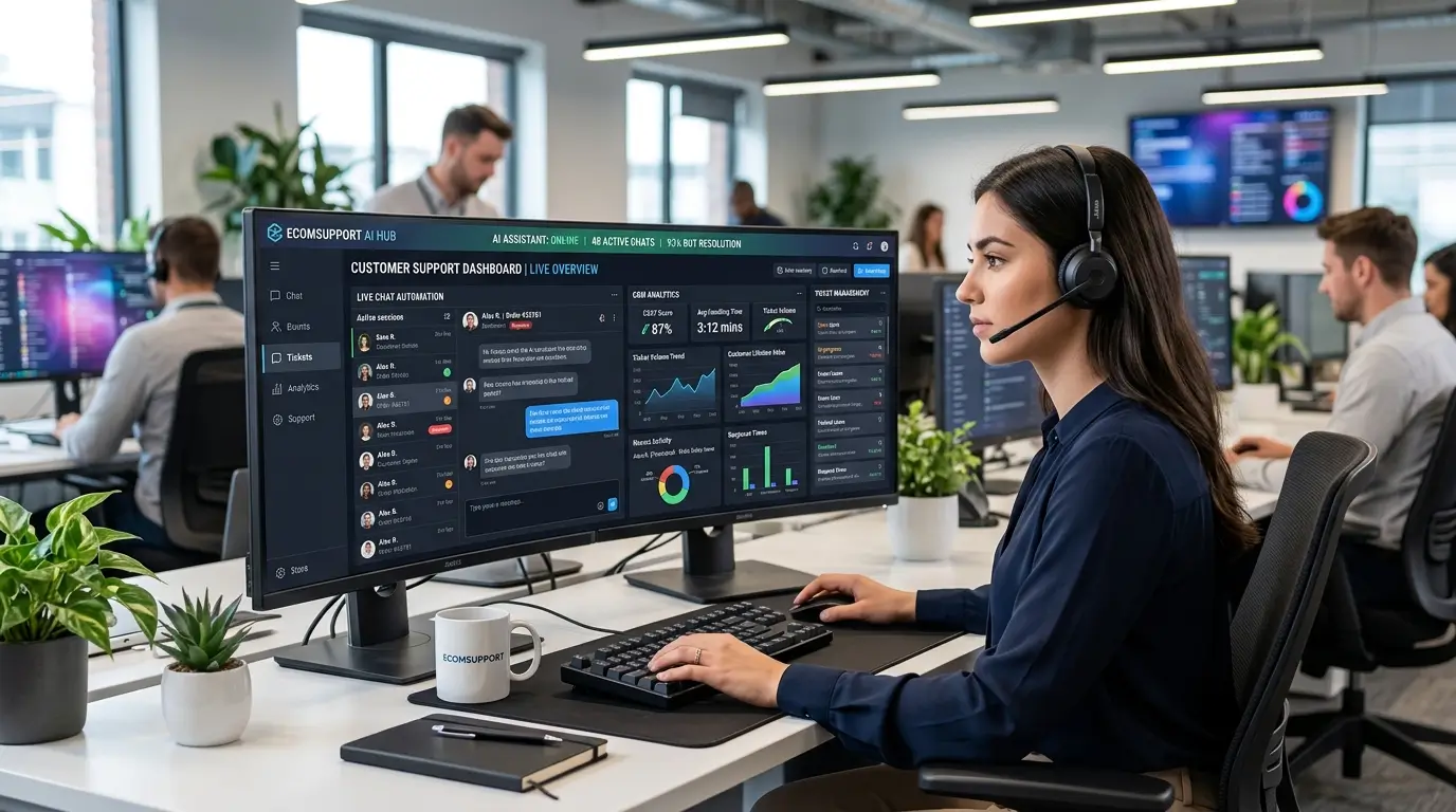 AI ecommerce customer support automation