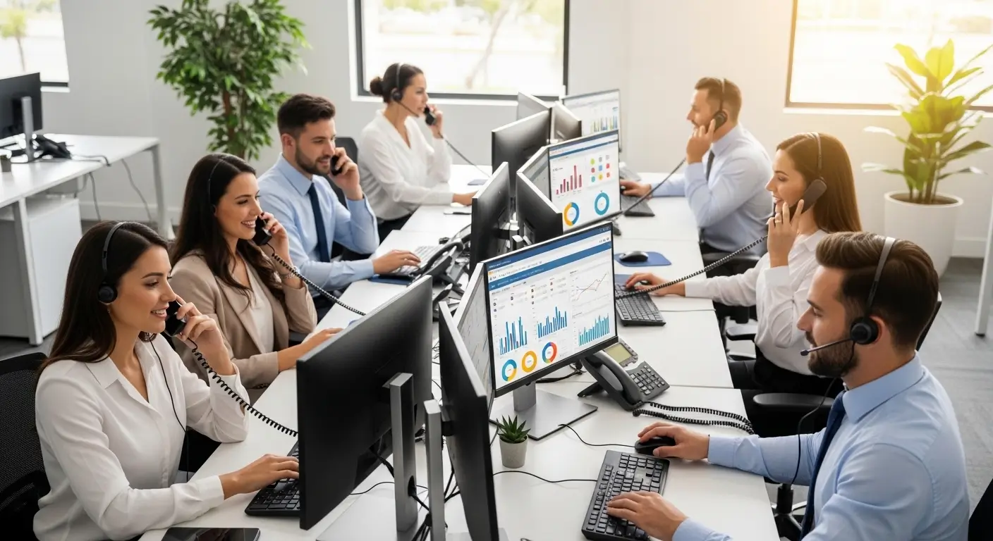 VocalsConnected B2B telemarketing services in Irvine managing outbound calls