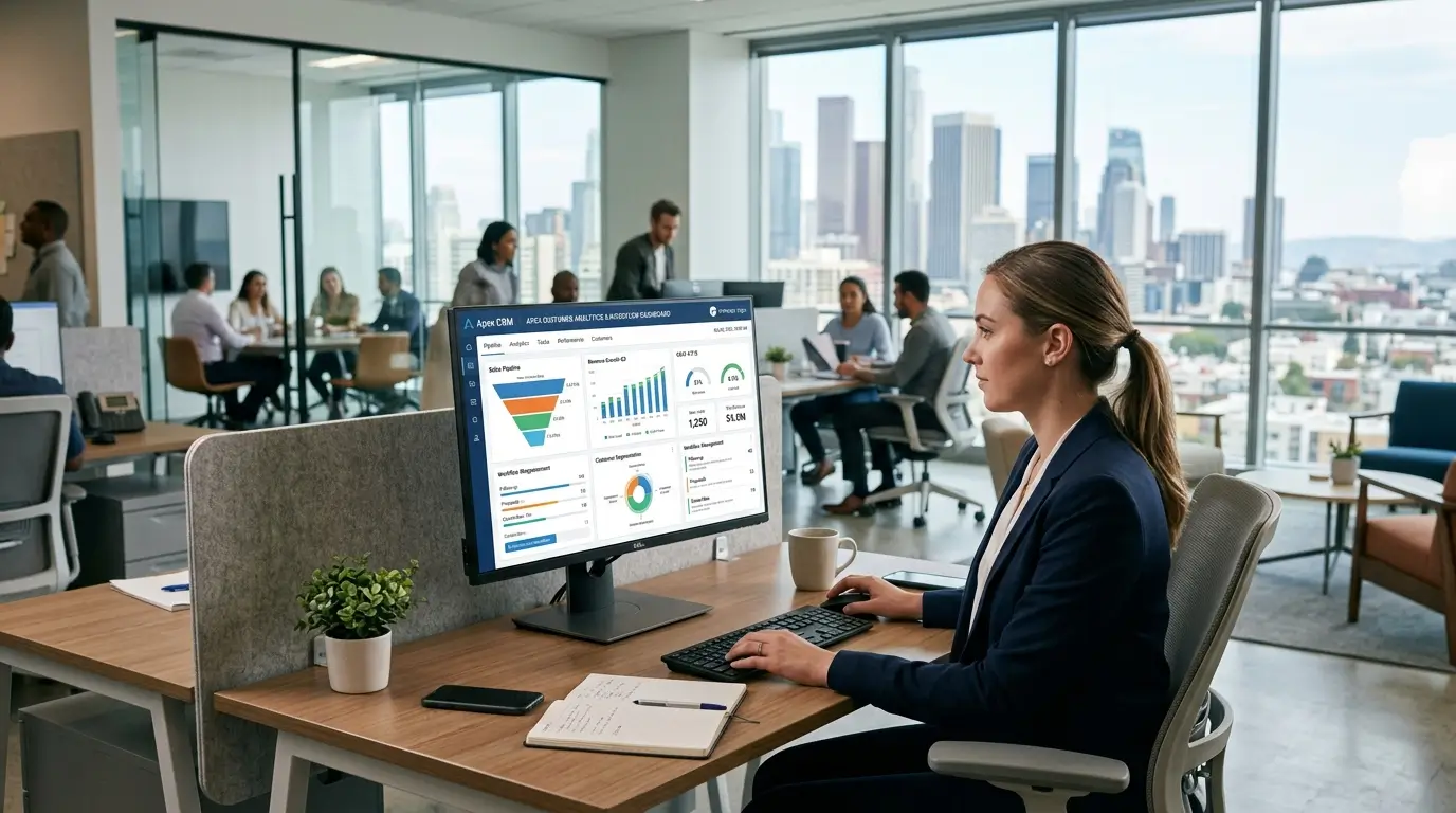 CRM management services in Santa Ana business dashboard