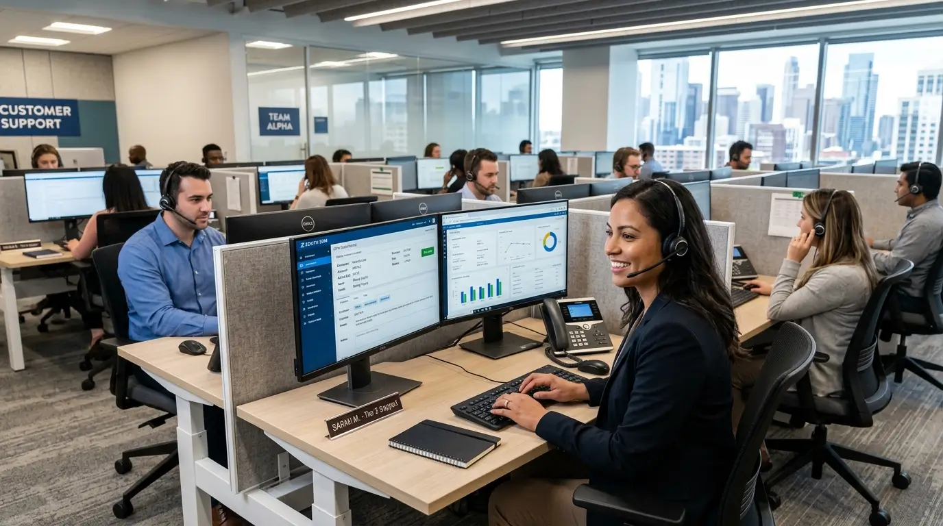 Inbound call center services in Riverside support team