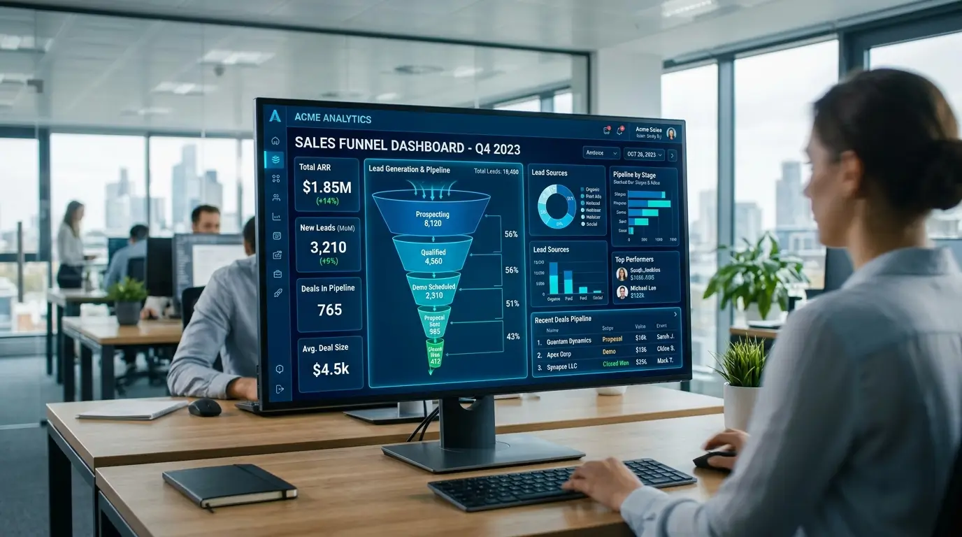 Lead generation services for SaaS in Riverside sales funnel