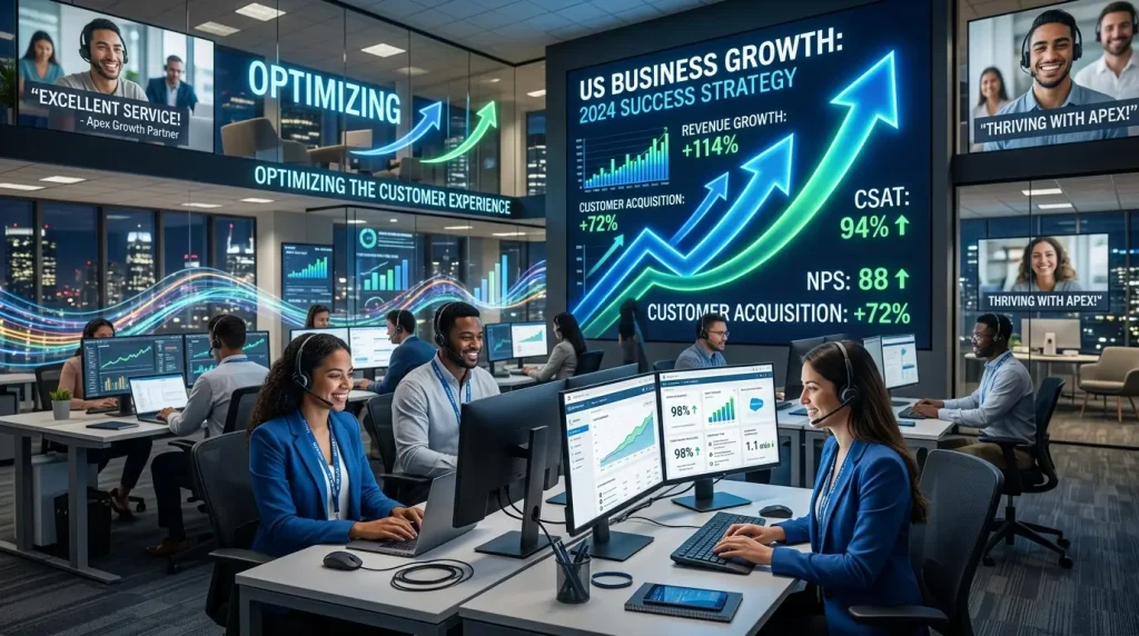 Outsourced customer support helping US businesses grow faster with better service
