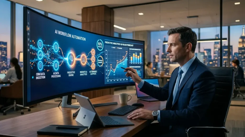 AI automation and CRM analytics powering scalable BPO services USA